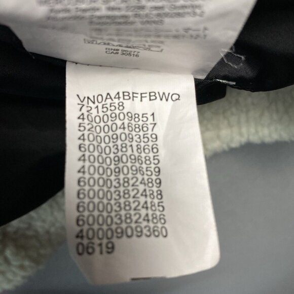 Vans Snow Out Sherpa Full Zip‎ Jacket Womens Size Large Ivory Warm & Cozy - Picture 9 of 12